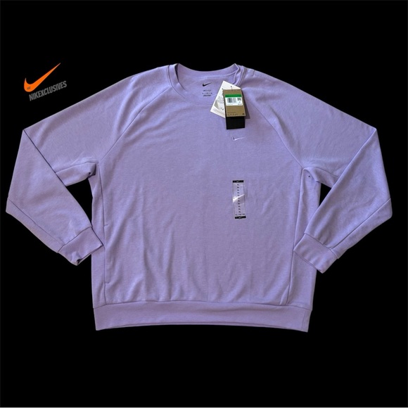 Nike Primary Fleece Men's Dri-FIT UV Performance Crew Neck Sweatshirt FZ0971-515 - Picture 1 of 16